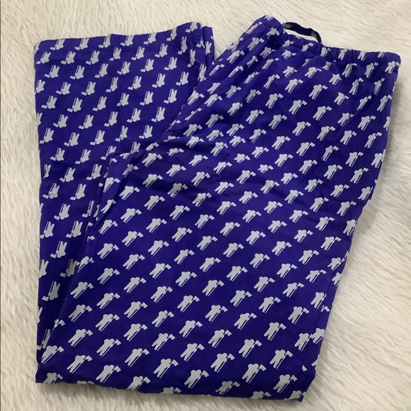 Vineyard Vines novelty blue MTV pj lounge elastic pants - Picture 4 of 7